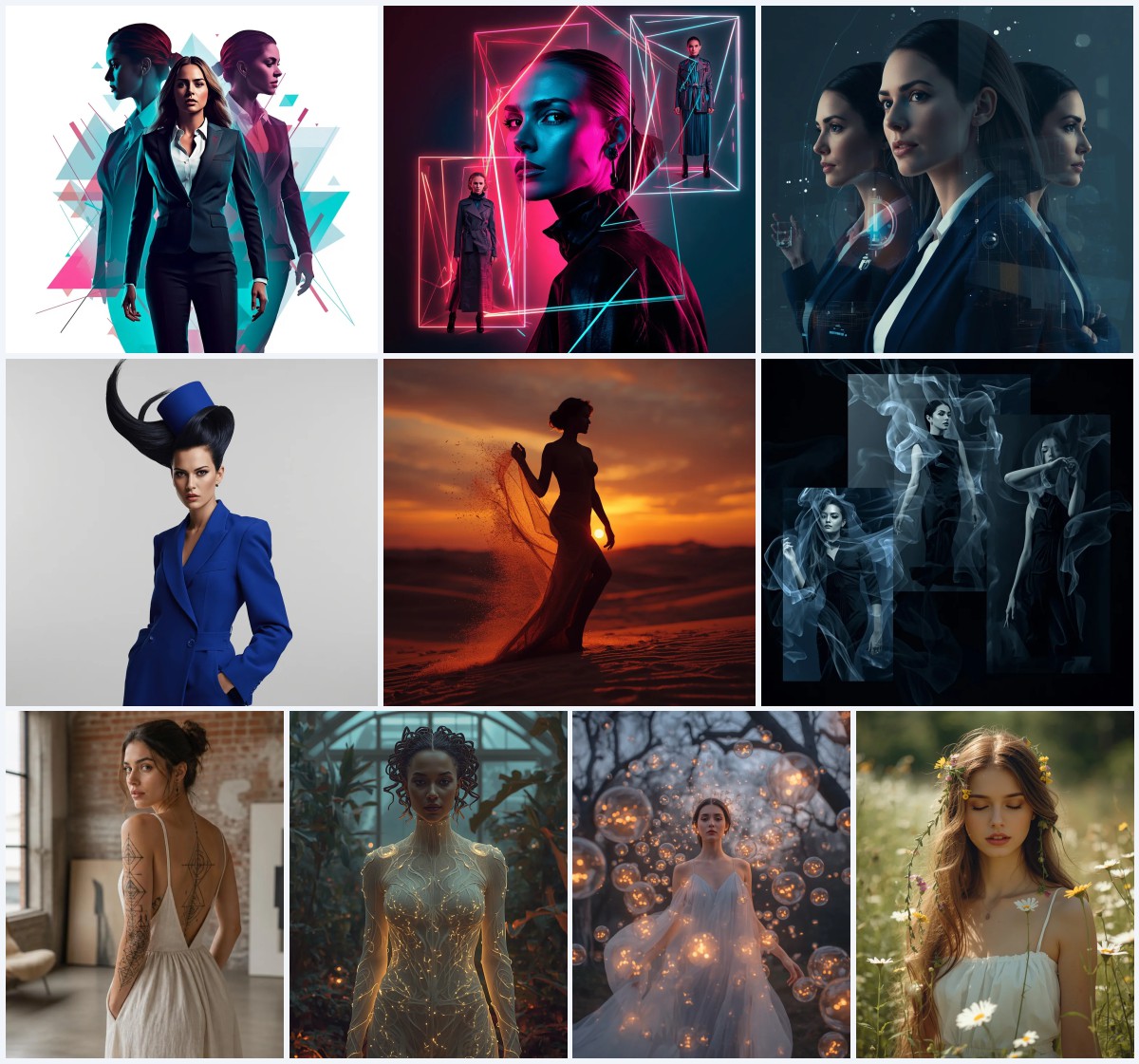Best 10 AI Prompts for Confident Women with Leather Gloves in Edgy Fashion Photography | 3d animation ai prompt
