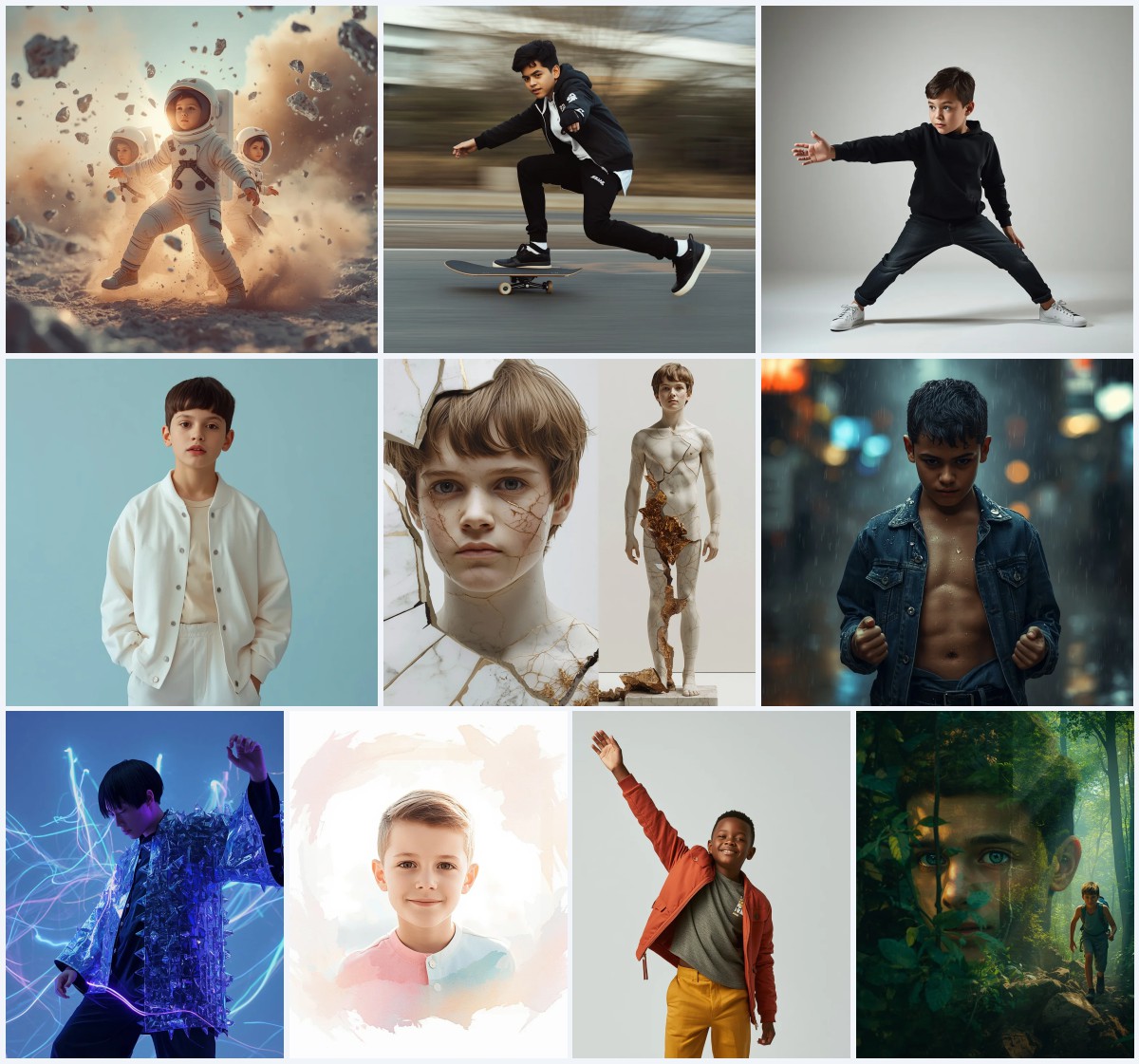 New 10 AI Prompts for Cool Boy’s Retro Roller Skating Rink Fun | Gemini AI photo prompt copy paste trending girl 2026