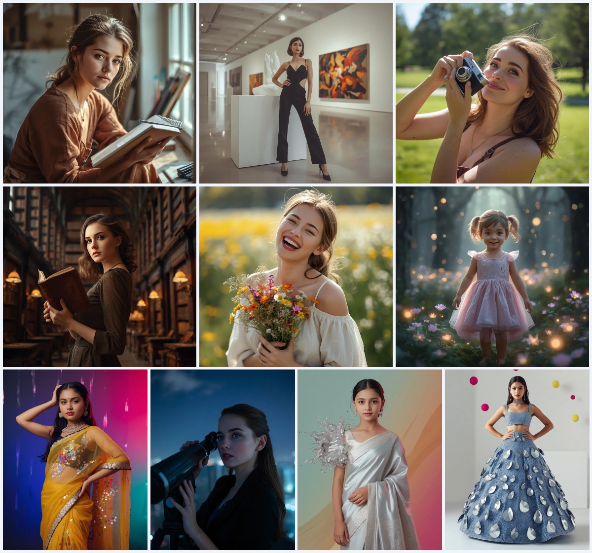 New 10 Regal Girl’s AI Prompts for Royal Indian Princess Portraits | chatgpt photo editing prompts text