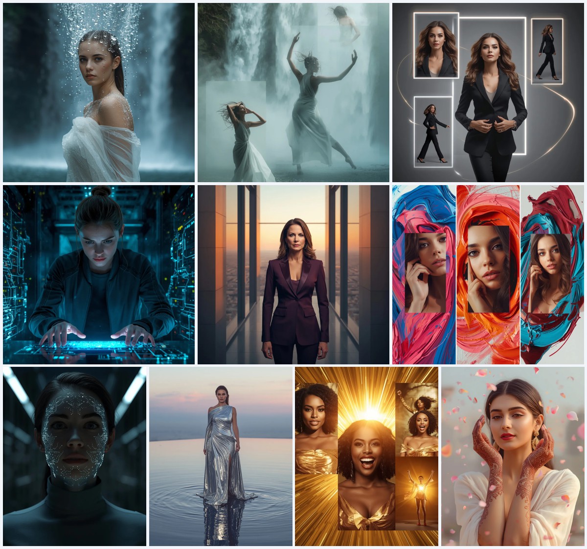 Top 10 AI Prompts for Elegant Women in Velvet Dresses with Luxurious Evening Portraits | Best prompt ai for girl