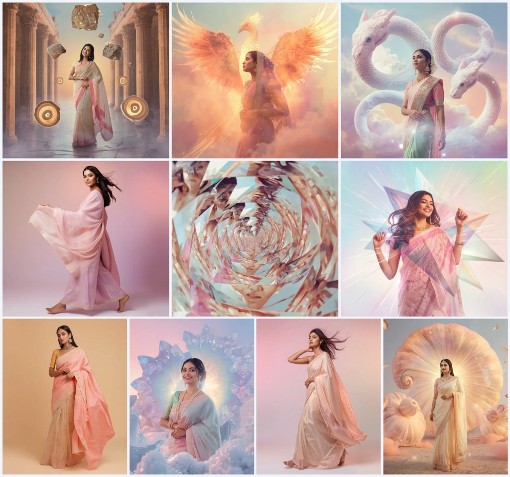 Top 10 Saree Watercolor Painting AI Prompts for Artistic Renderings | new instagram trend prompt for girl aesthetic — AI image prompt